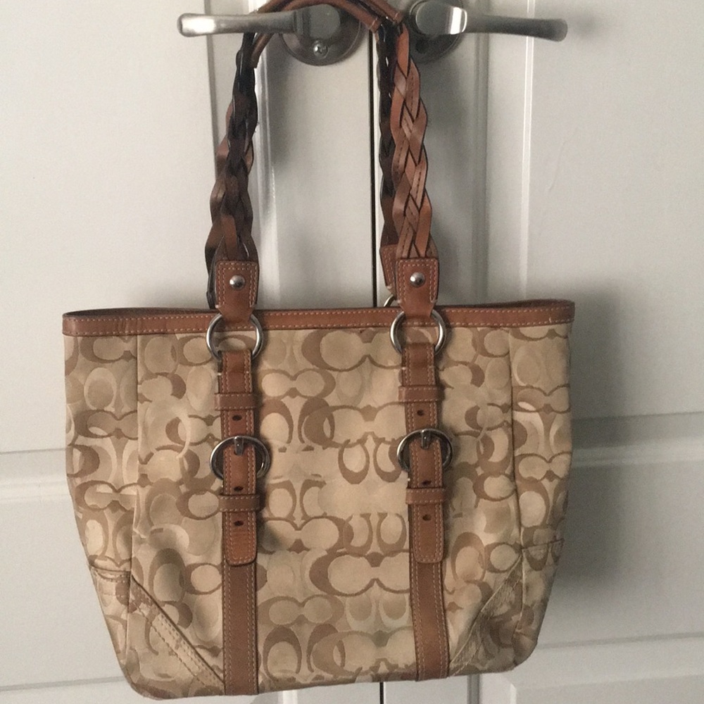 Large Coach tote bag